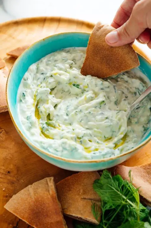English Cucumber and Yogurt Tzatziki