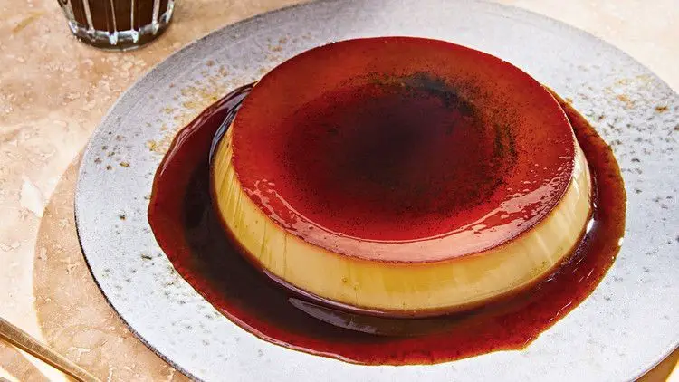 Espresso Flavored Crème Caramel