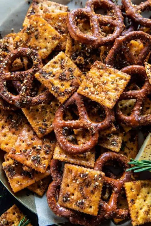 Everything Bagel Pretzel Crackers