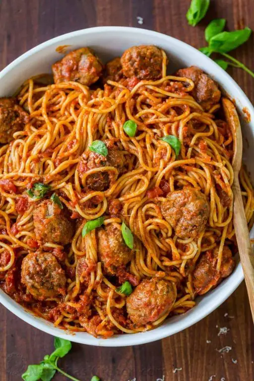 Family-Style Spaghetti and Meatballs