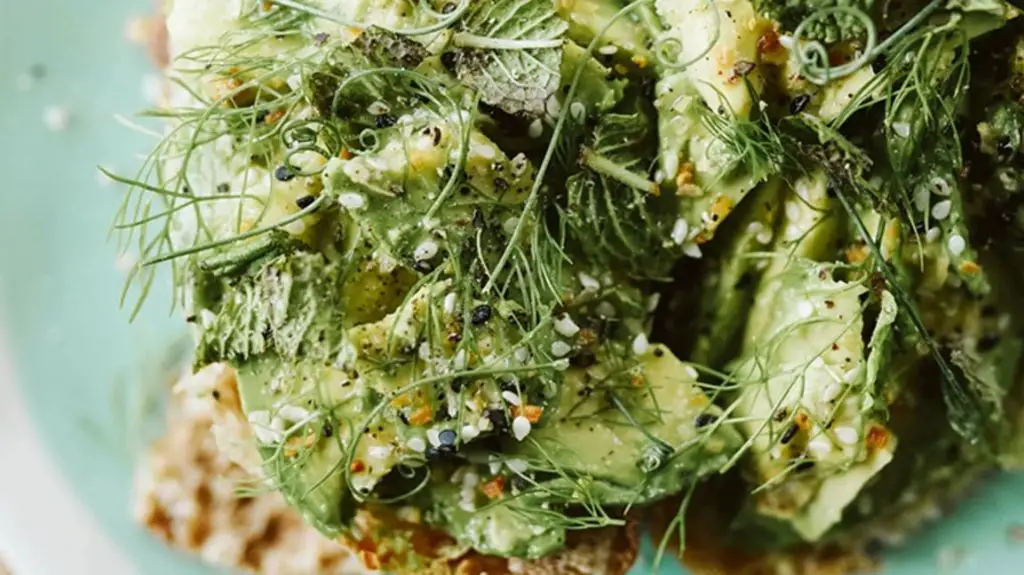 Fennel Frond and Avocado Toast