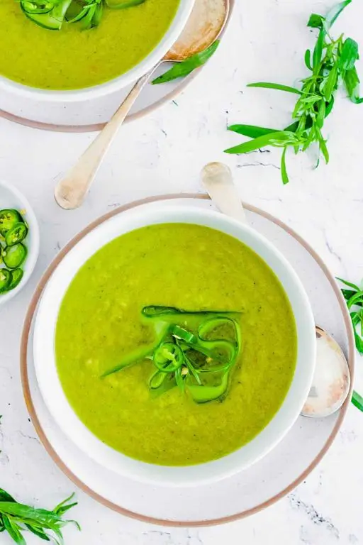 Fennel Frond and Cucumber Gazpacho
