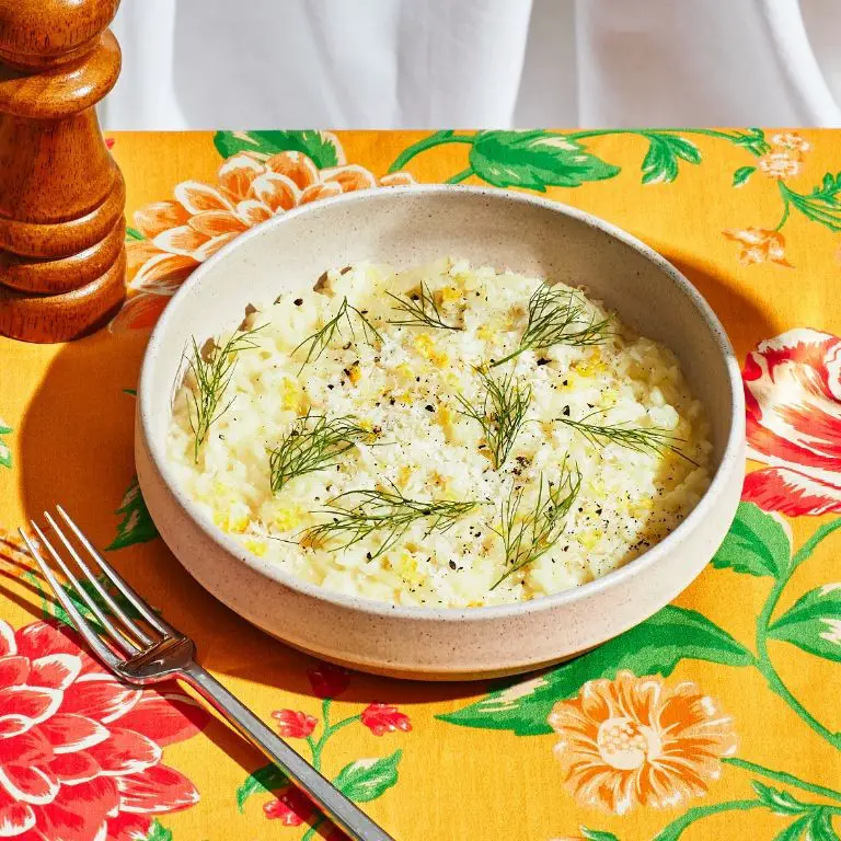 Fennel Frond and Lemon Risotto
