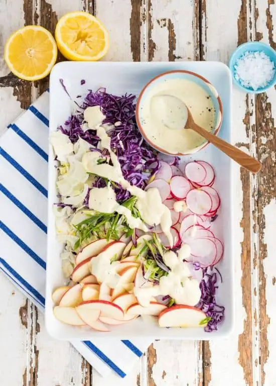 Fennel and Apple Lowfat Coleslaw