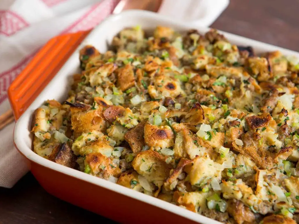 Fennel and Sausage Oyster Stuffing
