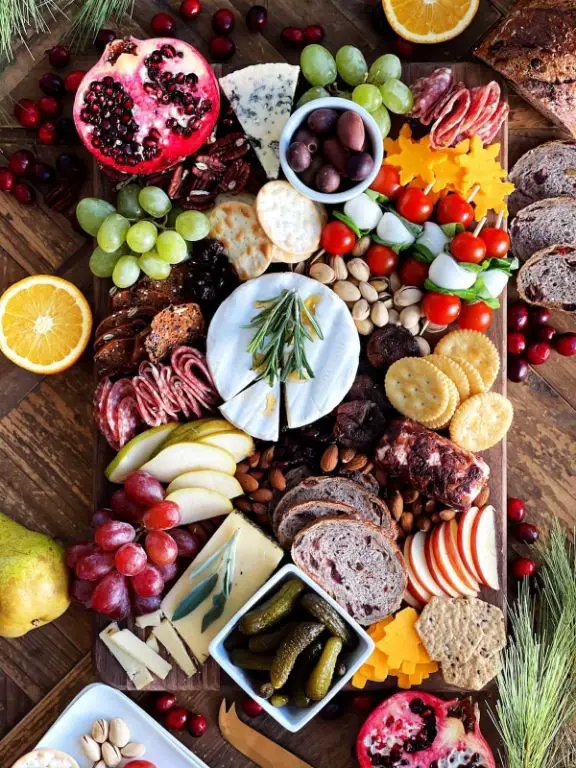 Festive Holiday Charcuterie Display
