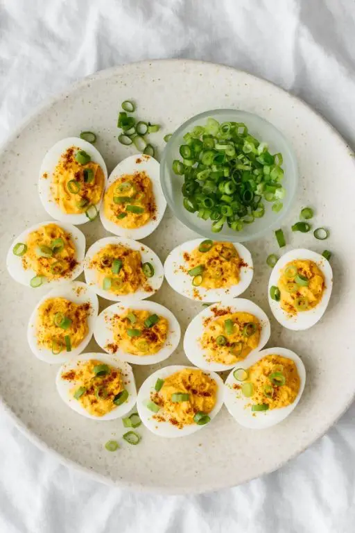 Fiery Cayenne Pepper Deviled Eggs
