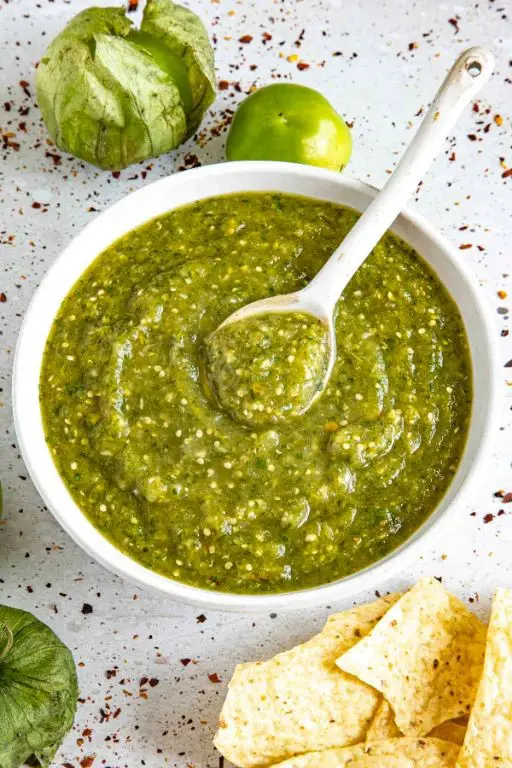 Fiery Ghost Pepper Salsa Verde