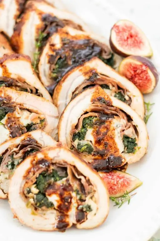Fig and Goat Cheese Stuffed Pork Loin