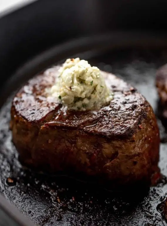 Filet Mignon with Blue Cheese Butter