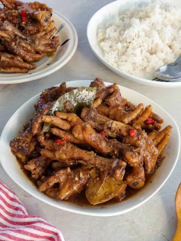 Filipino Adobo Chicken Feet