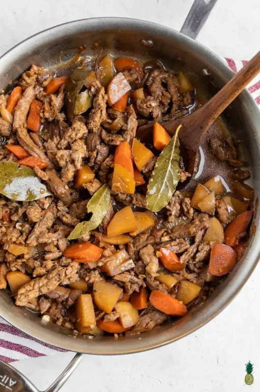 Filipino Ground Chicken Adobo