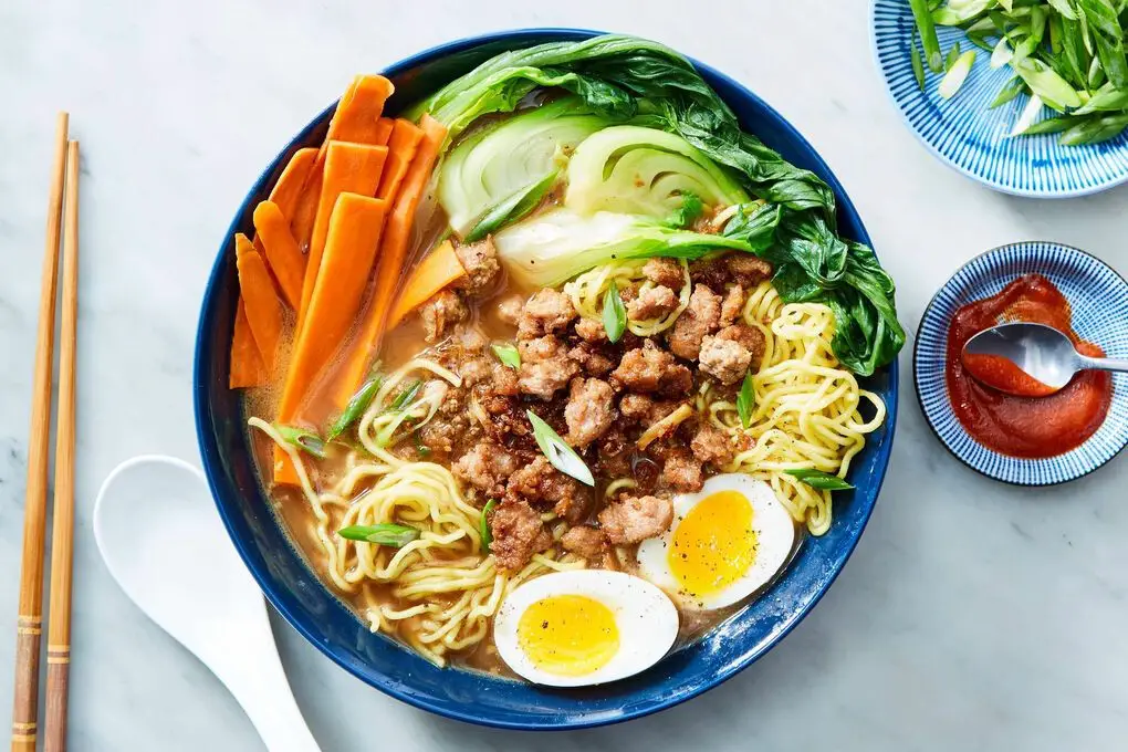 Five-Spice Pork Ramen with Bok Choy