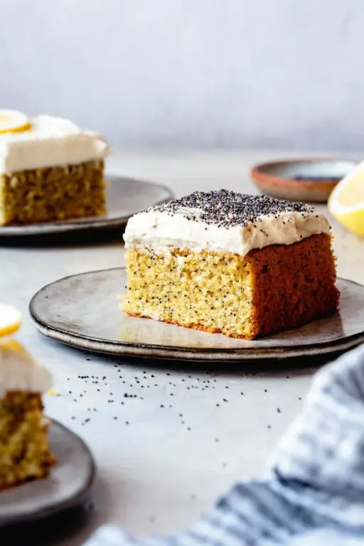Flourless Lemon Poppy Seed Cake