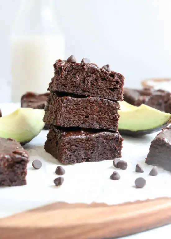 Flourless Lowfat Avocado Brownies
