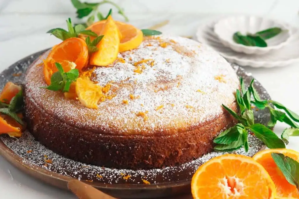 Fluffy Orange Olive Oil Torta