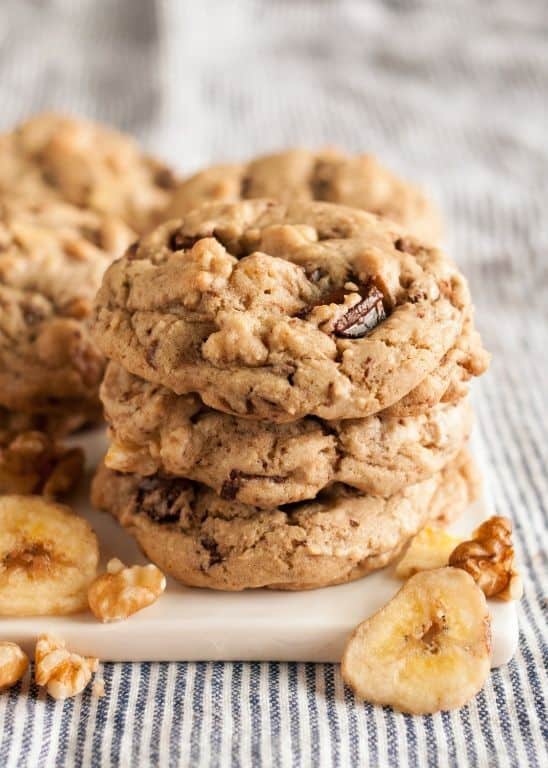 Freeze Dried Banana Chocolate Chip Cookies