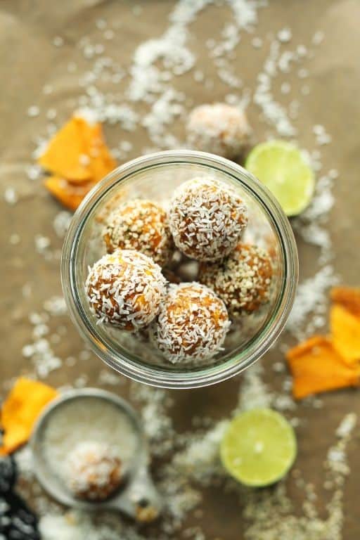Freeze Dried Mango Coconut Energy Bites