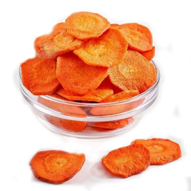 Freeze-Dried Carrot Chips