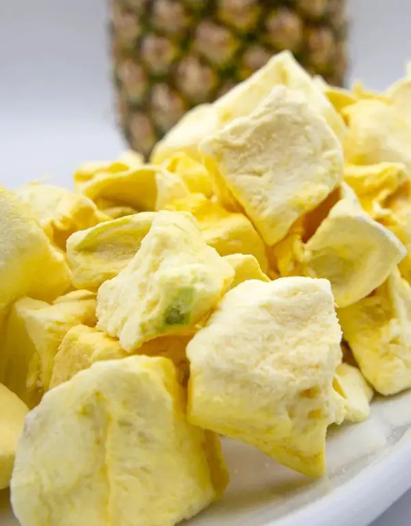 Freeze-Dried Pineapple Slices