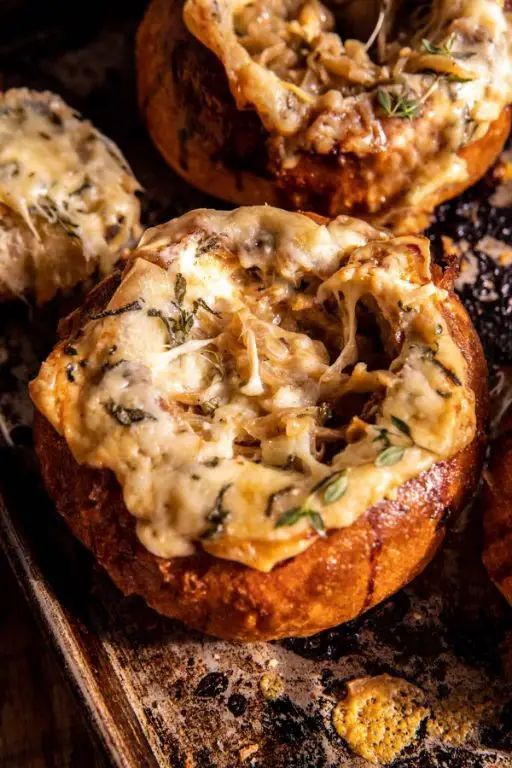 French Onion Soup Bread Bowl Dip