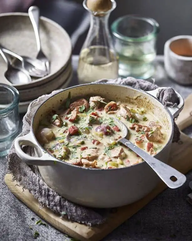 French Pork and Cider Stew