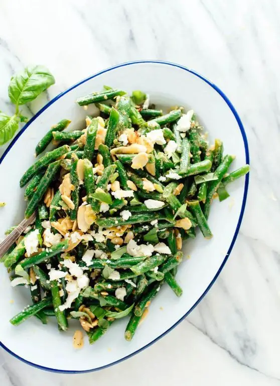 Fresh Green Bean and Feta Salad