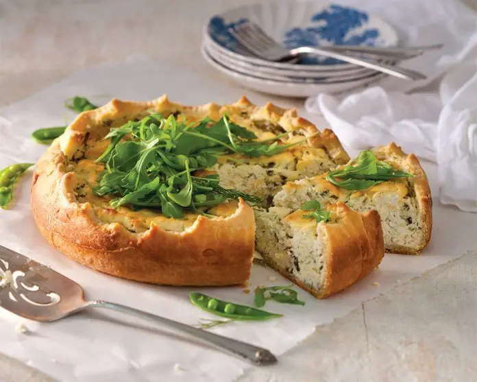 Fresh Herb and Goat Cheese Tart