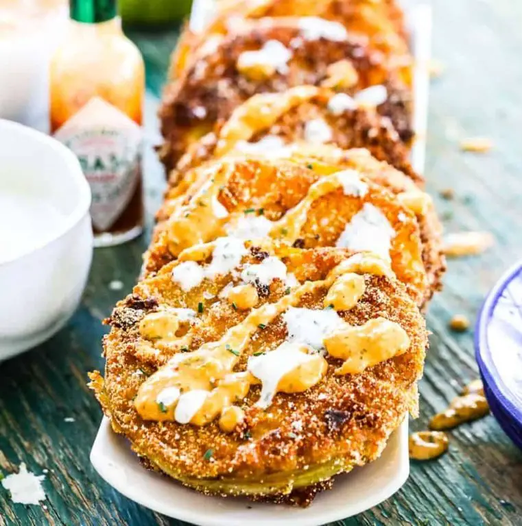 Fried Green Tomatoes Papadeaux