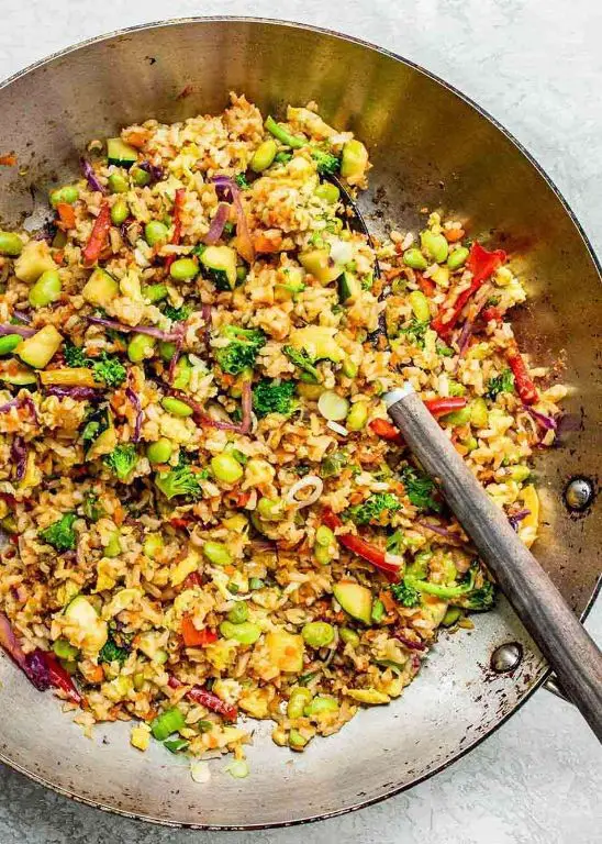 Fried Rice with Leftover Vegetables