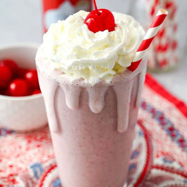 Frozen Cherry Milkshake