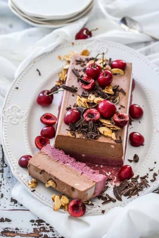 Frozen Cherry Parfait