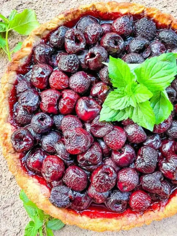 Frozen Cherry Tart