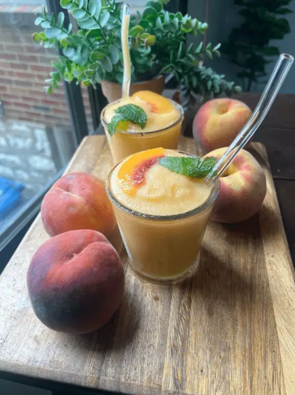 Frozen Peach Lemonade