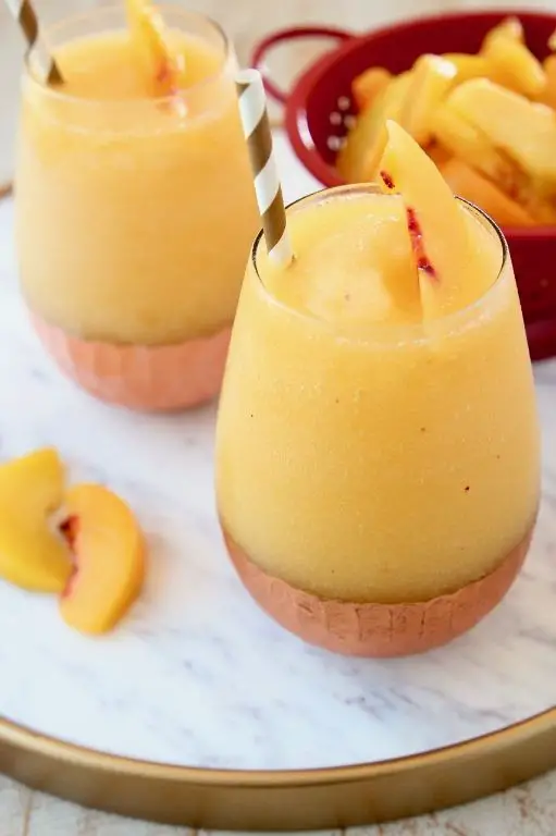 Frozen Peach Sangria
