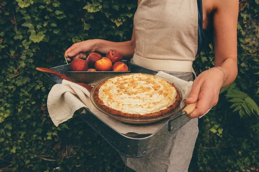Frozen Peach Tart