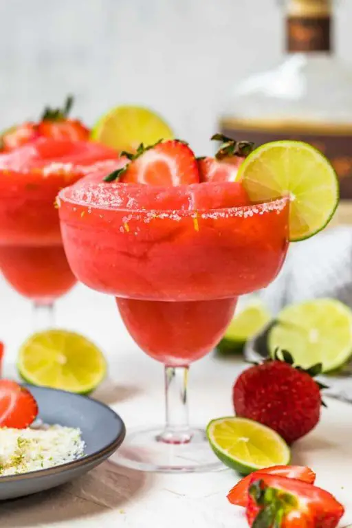 Frozen Strawberry Margaritas