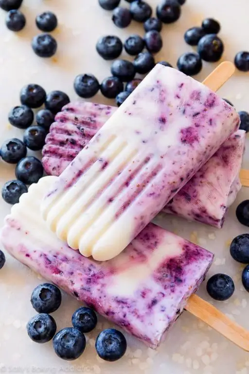 Frozen Yogurt Popsicles