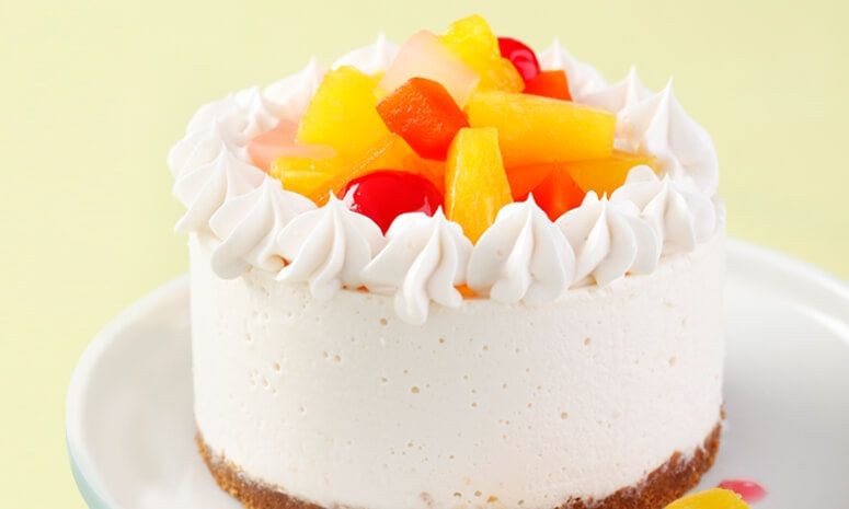 Fruit Cocktail Cheesecake