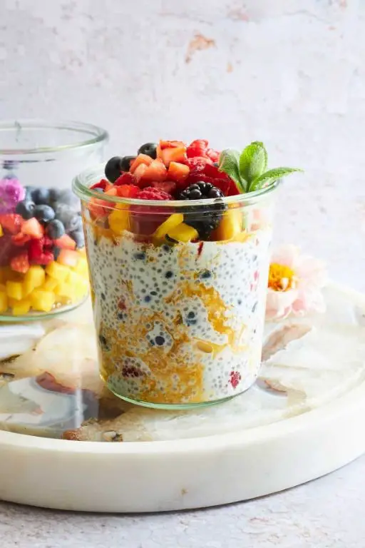 Fruit Cocktail Chia Pudding