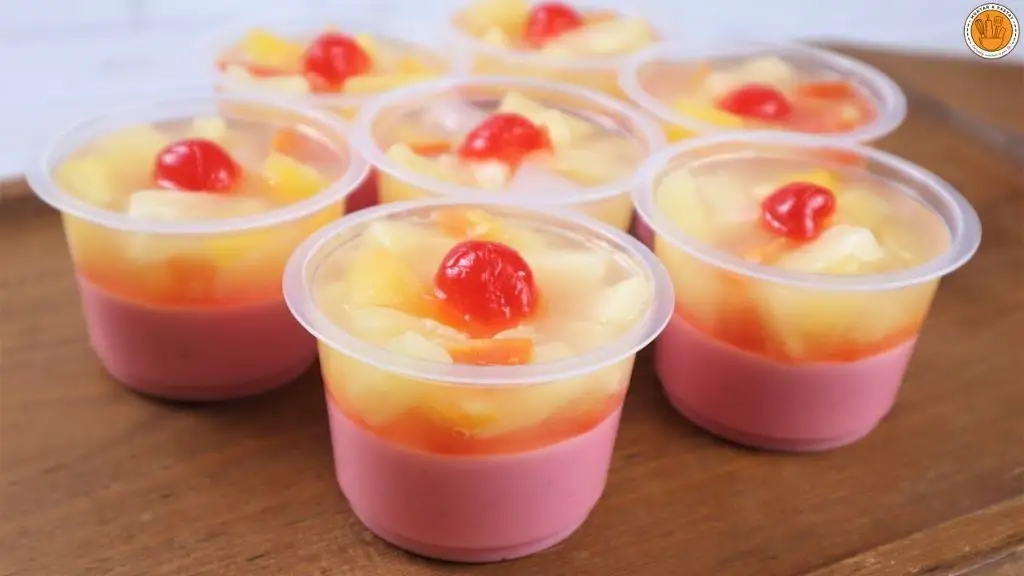 Fruit Cocktail Jelly Dessert