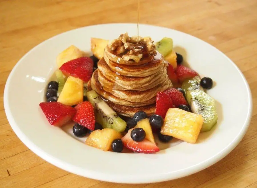 Fruit Cocktail Pancakes