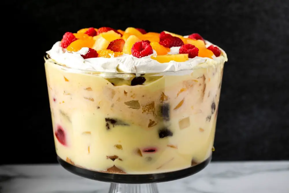 Fruit Cocktail Trifle