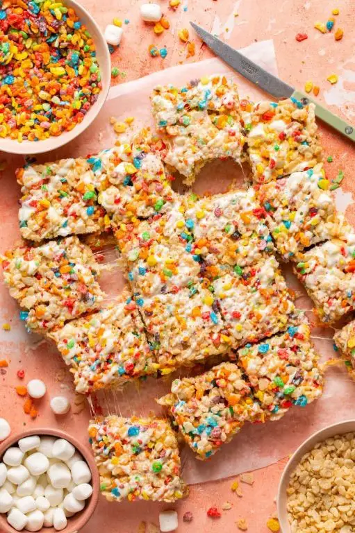 Fruity Pebbles Rice Crispy Ice Cream Topping