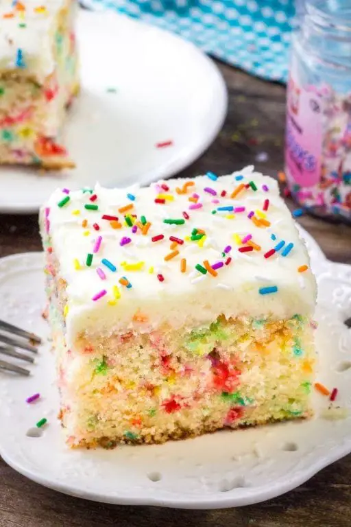 Funfetti Sheet Cake with Vanilla Buttercream