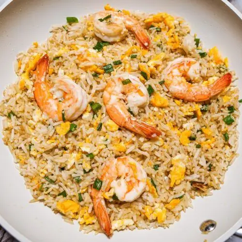 Garlic Butter Shrimp Fried Rice