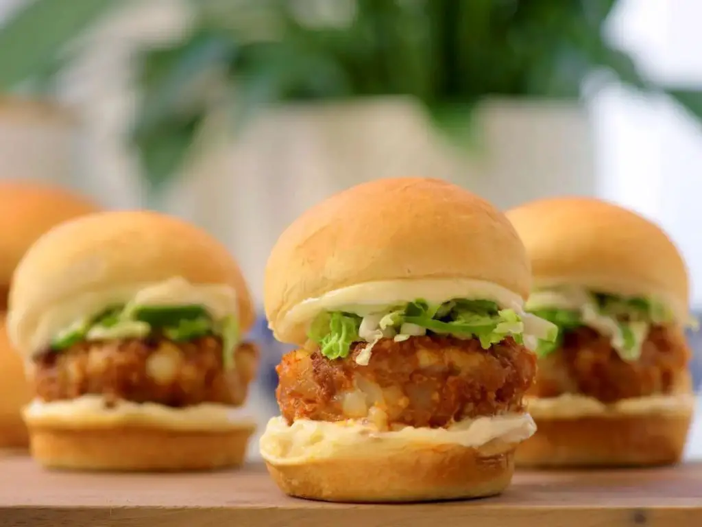 Garlic Butter Shrimp Hawaiian Roll Sliders