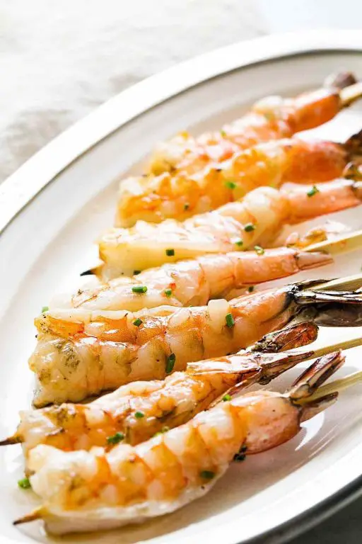 Garlic Butter Shrimp Skewers