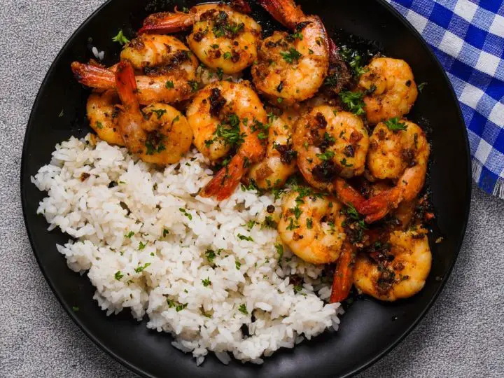 Garlic Butter Shrimp and Rice