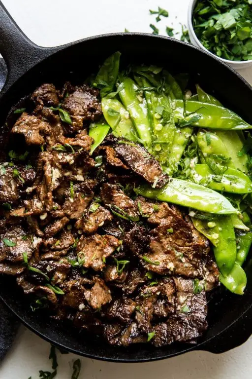Garlic Butter Sliced Beef Stir-Fry
